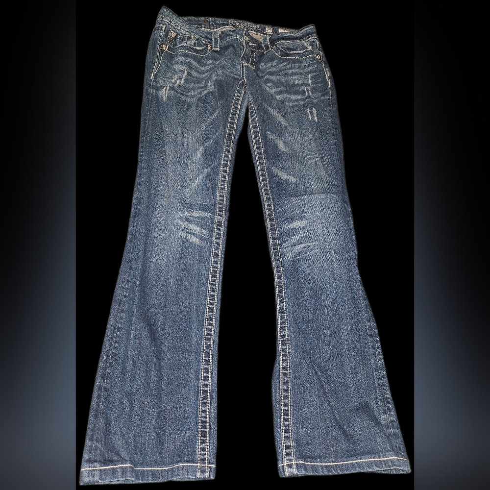 Miss Me Dark Blue Flare Jeans